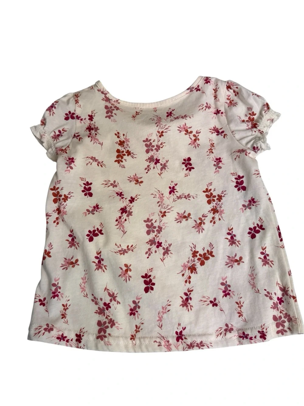 The Children's Place Toddler Girls 2 Piece Denim Dress & Floral Tee Set 3T